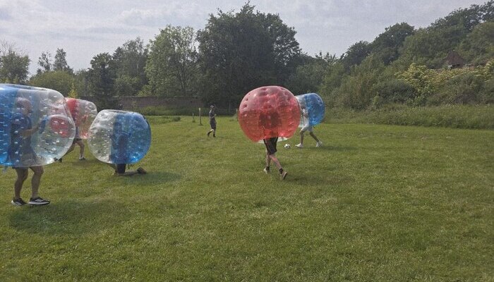 Bubble Foot Team Building